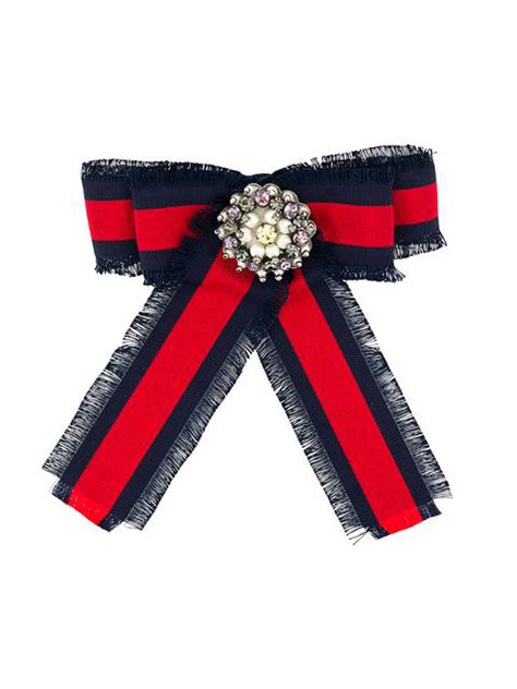 gucci ribbon brooch on sale